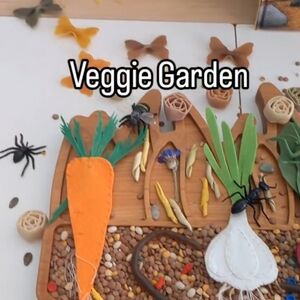 Veggie Garden Kids Learning Toy Set